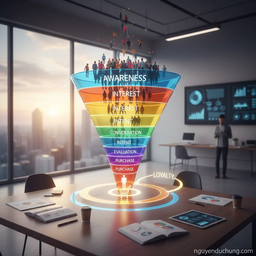 Phễu marketing đa tầng