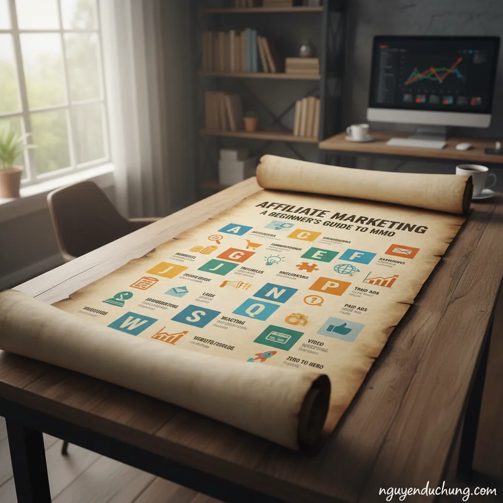 Affiliate marketing A-Z infographic