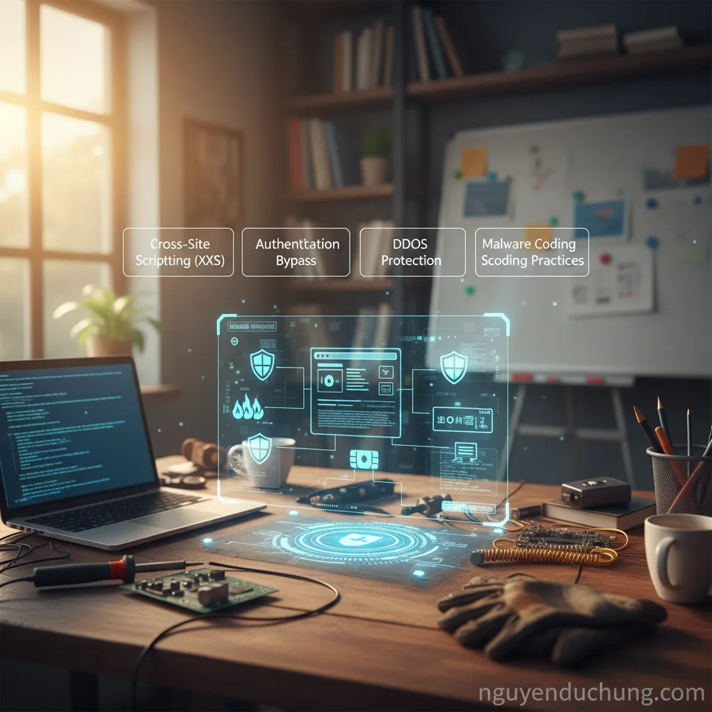 Dựa trên tiêu đề "Bảo mật website: Cách vá các lỗ hổng thường gặp", đây là 6 từ khóa hoặc cụm từ khóa chính: