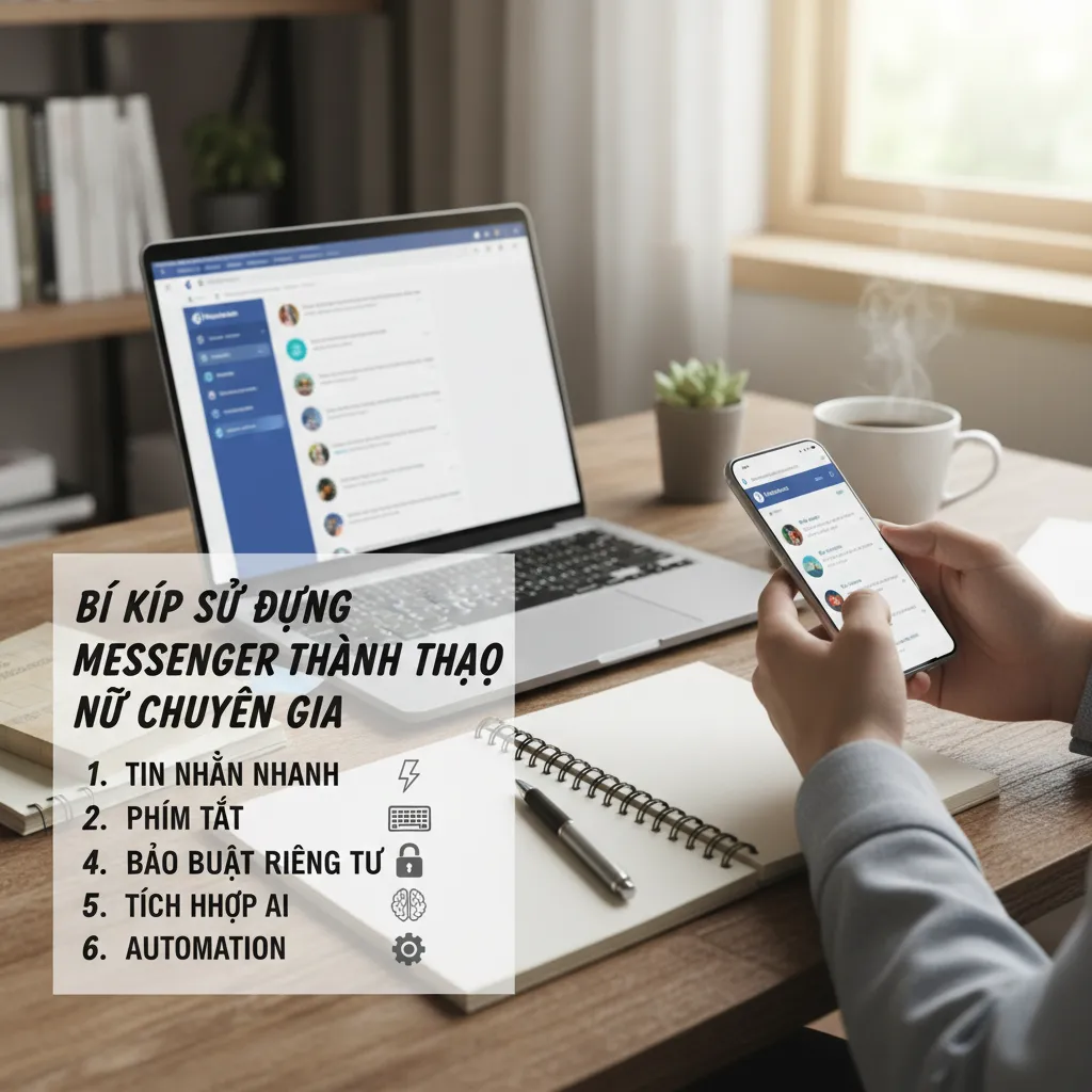 Dựa trên tiêu đề "Bí kíp sử dụng Messenger thành thạo như chuyên gia", 6 từ khóa hoặc cụm từ khóa chính có thể là: