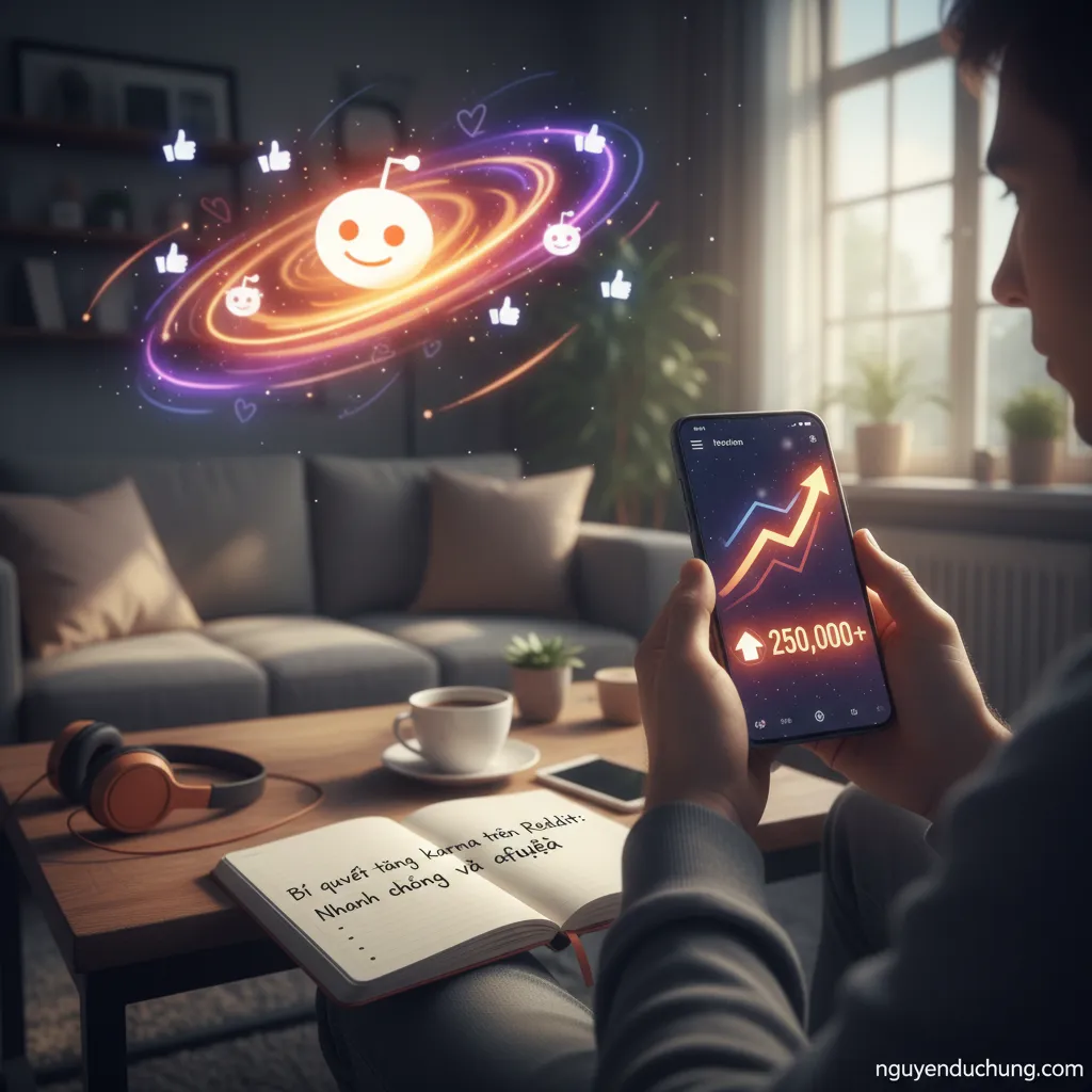 Reddit karma tăng nhanh