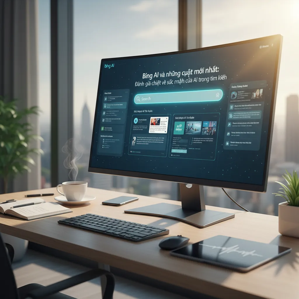 Bing AI giao diện tìm kiếm