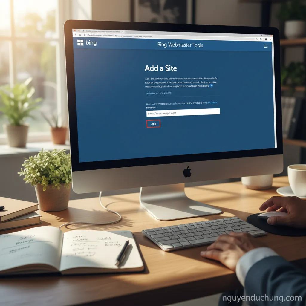 2. Thêm trang web vào Bing Webmaster Tools