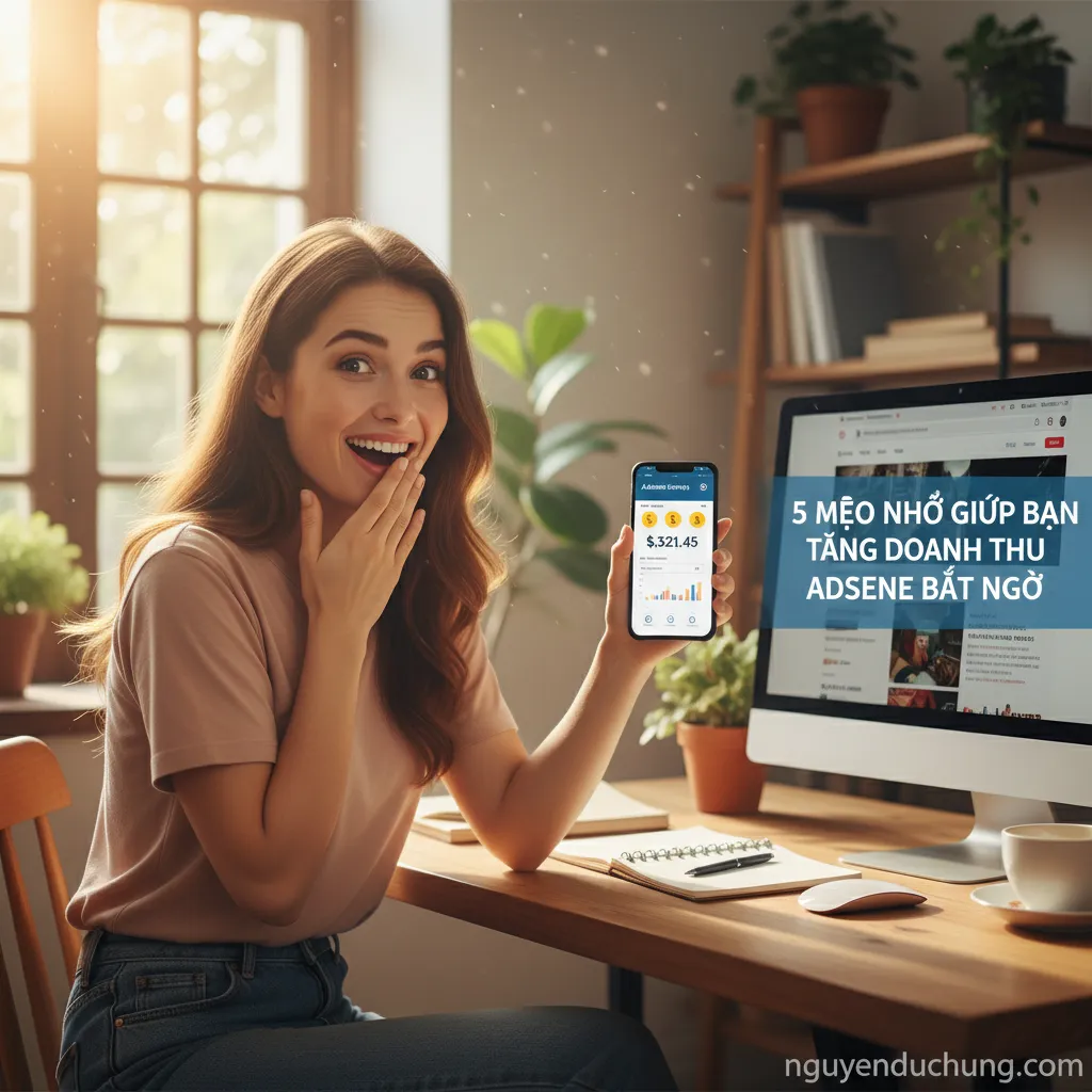 2. Ngạc nhiên với doanh thu AdSense