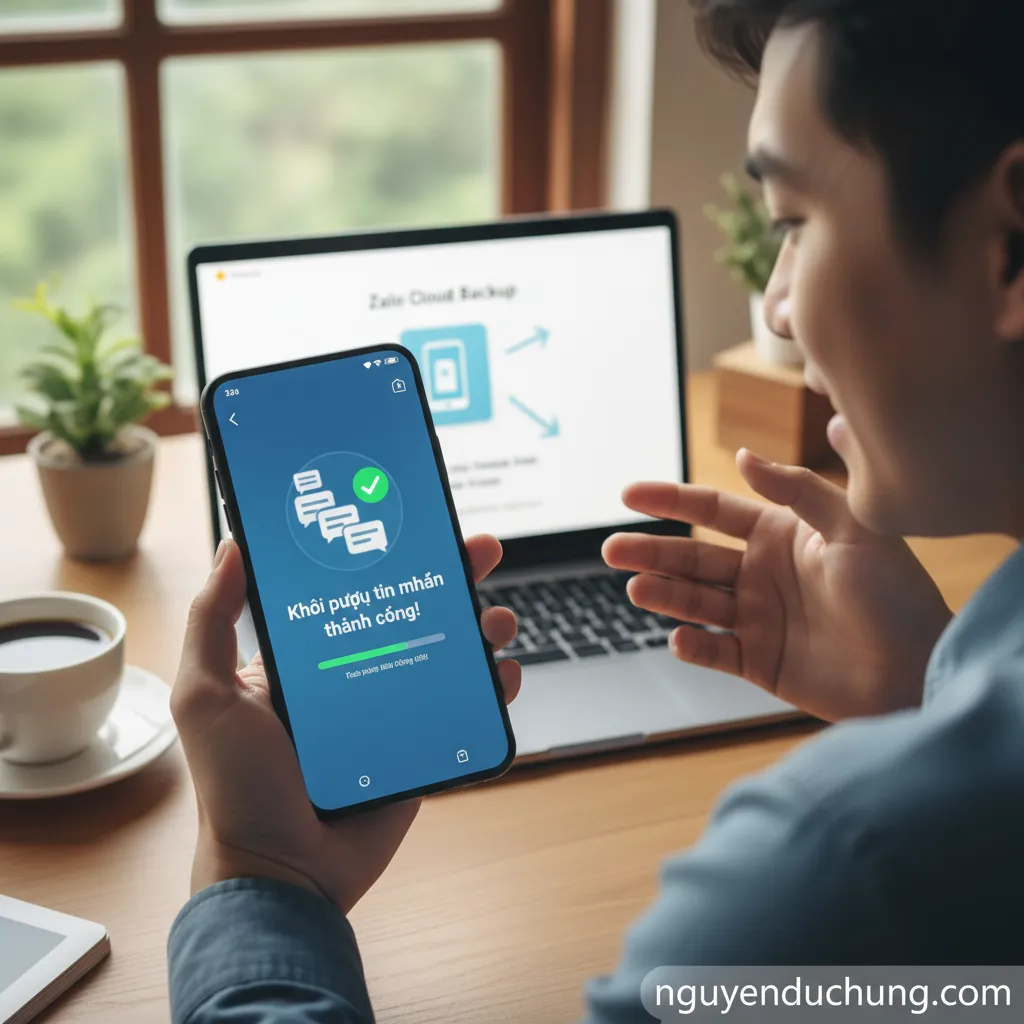 Khôi phục tin nhắn Zalo nhanh chóng