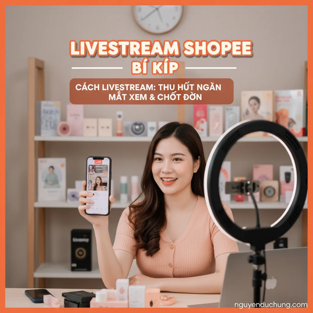 Livestream Shopee bí kíp