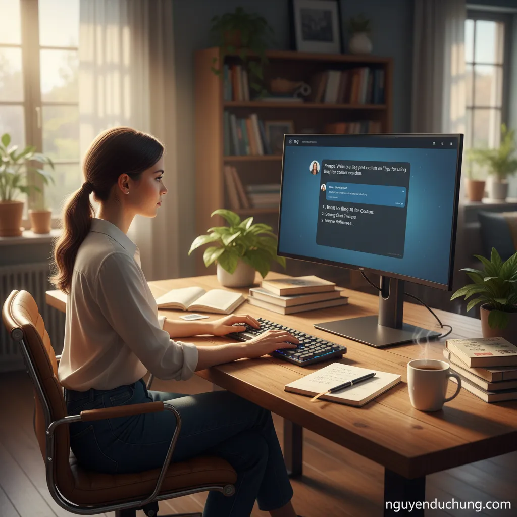 Sử dụng Bing AI viết nội dung