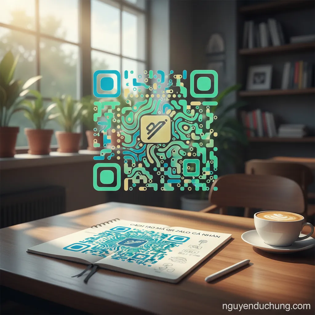 Mã QR Zalo nghệ thuật