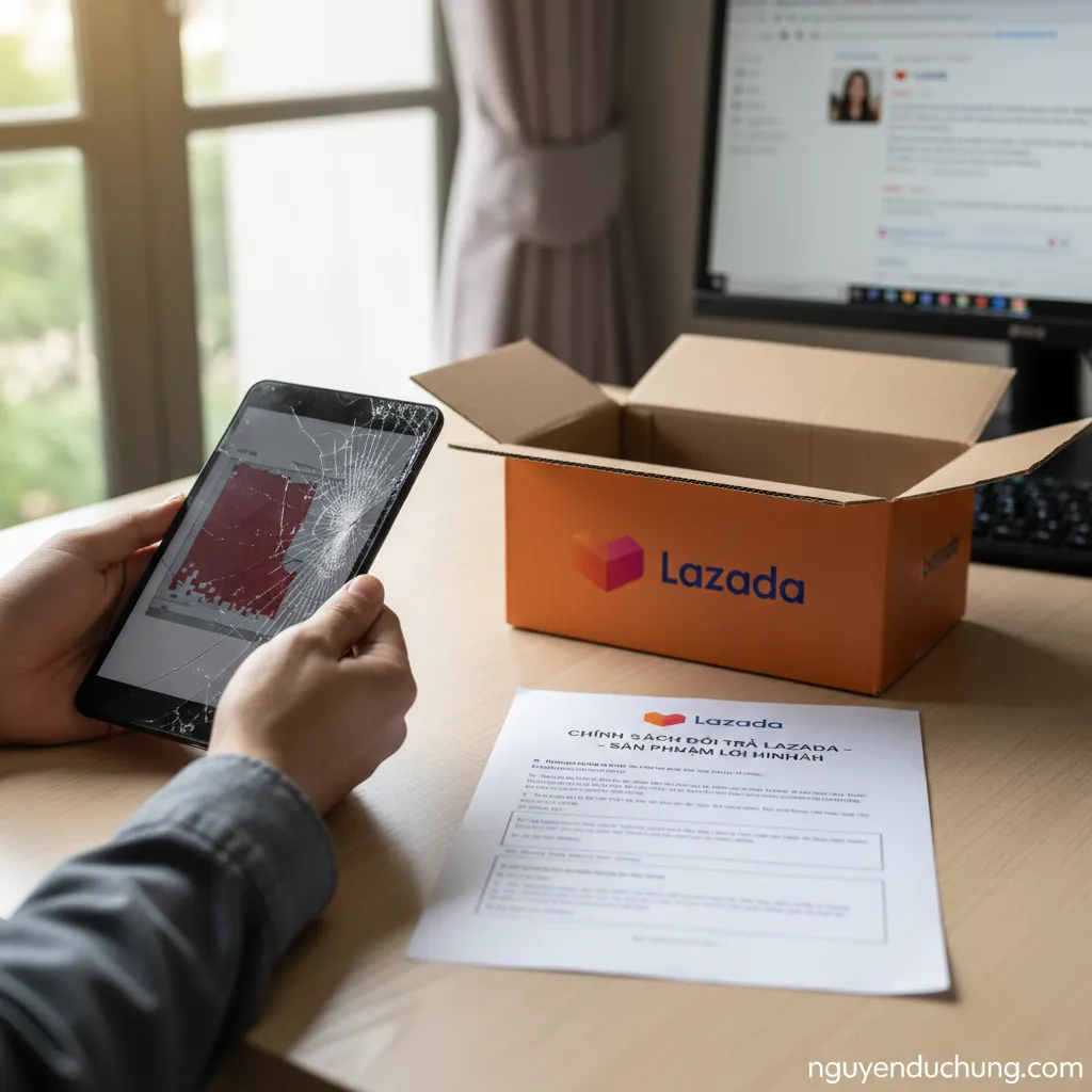 Chính sách Lazada sản phẩm lỗi hình ảnh