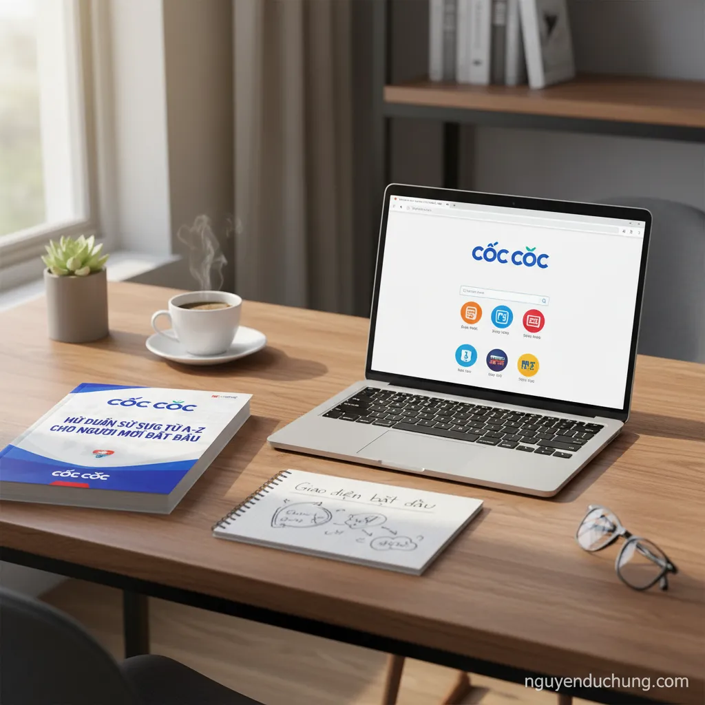 Cốc Cốc giao diện bắt đầu