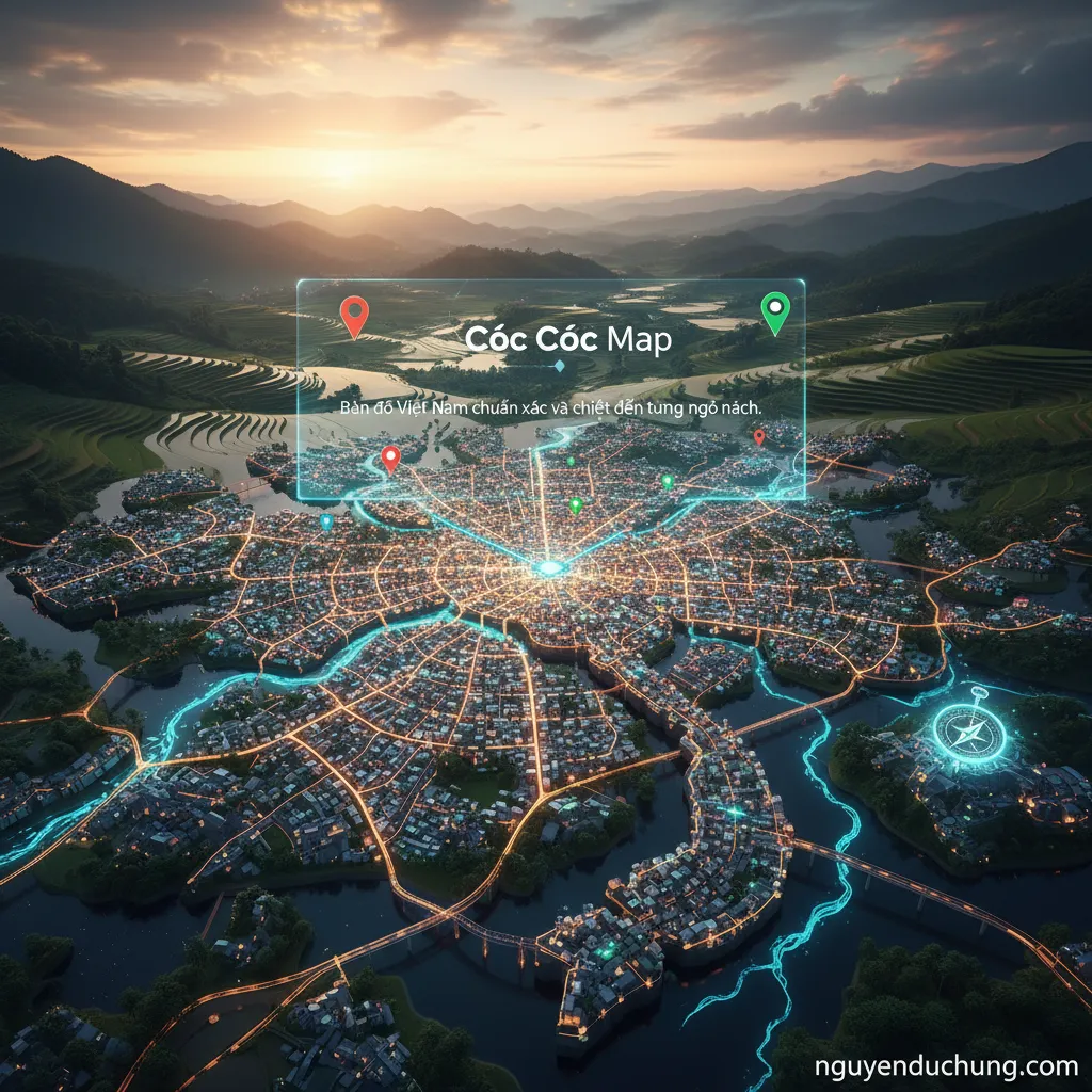 Bản đồ Cốc Cốc góc nhìn độc đáo