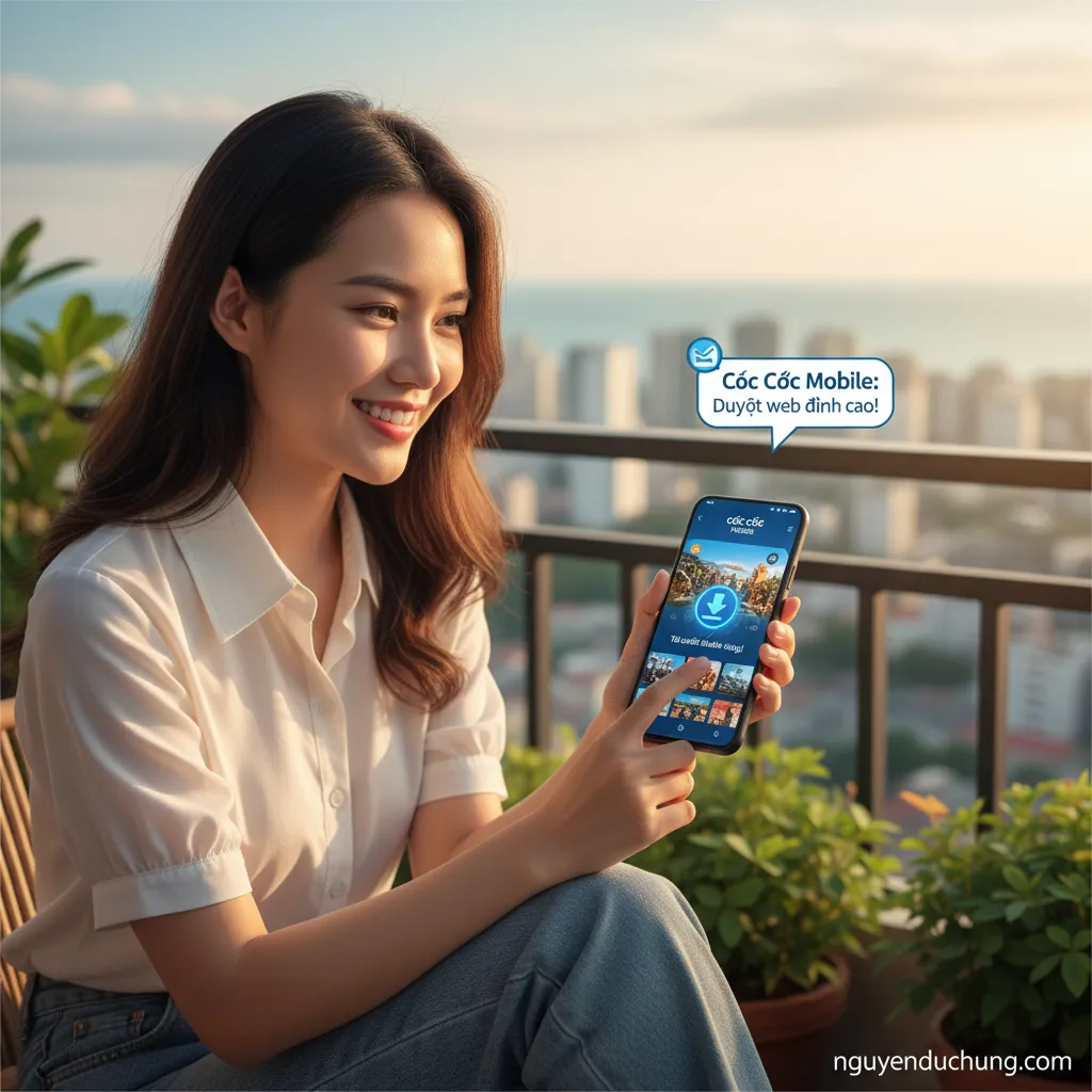 Tải video Cốc Cốc Mobile dễ dàng