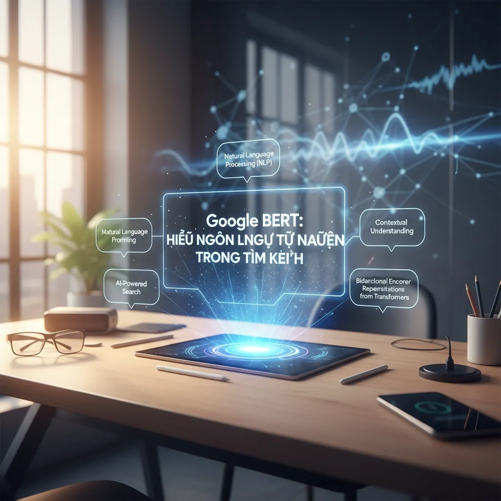 Dựa trên tiêu đề "Google BERT: Hiểu Ngôn Ngữ Tự Nhiên Trong Tìm Kiếm", đây là 6 từ khóa hoặc cụm từ khóa chính: