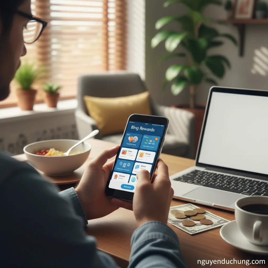 Kiếm tiền Bing Rewards