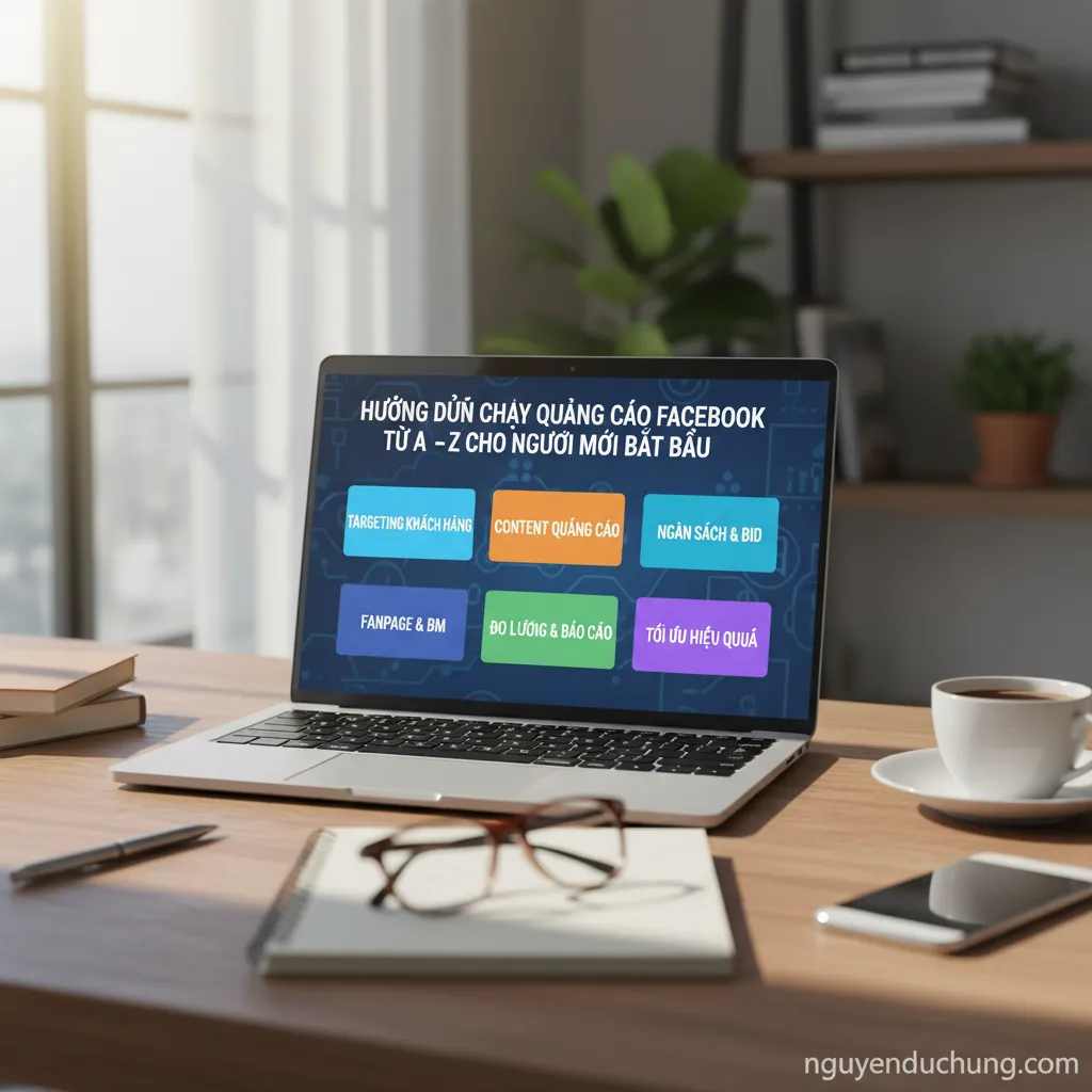 Dựa trên tiêu đề "Hướng dẫn chạy quảng cáo Facebook từ A - Z cho người mới bắt đầu", đây là 6 từ khóa hoặc cụm từ khóa chính: