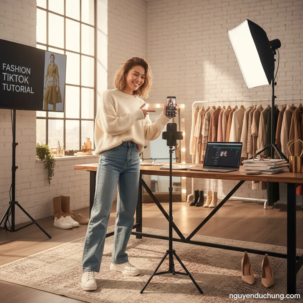 1. Hướng dẫn làm TikTok thời trang