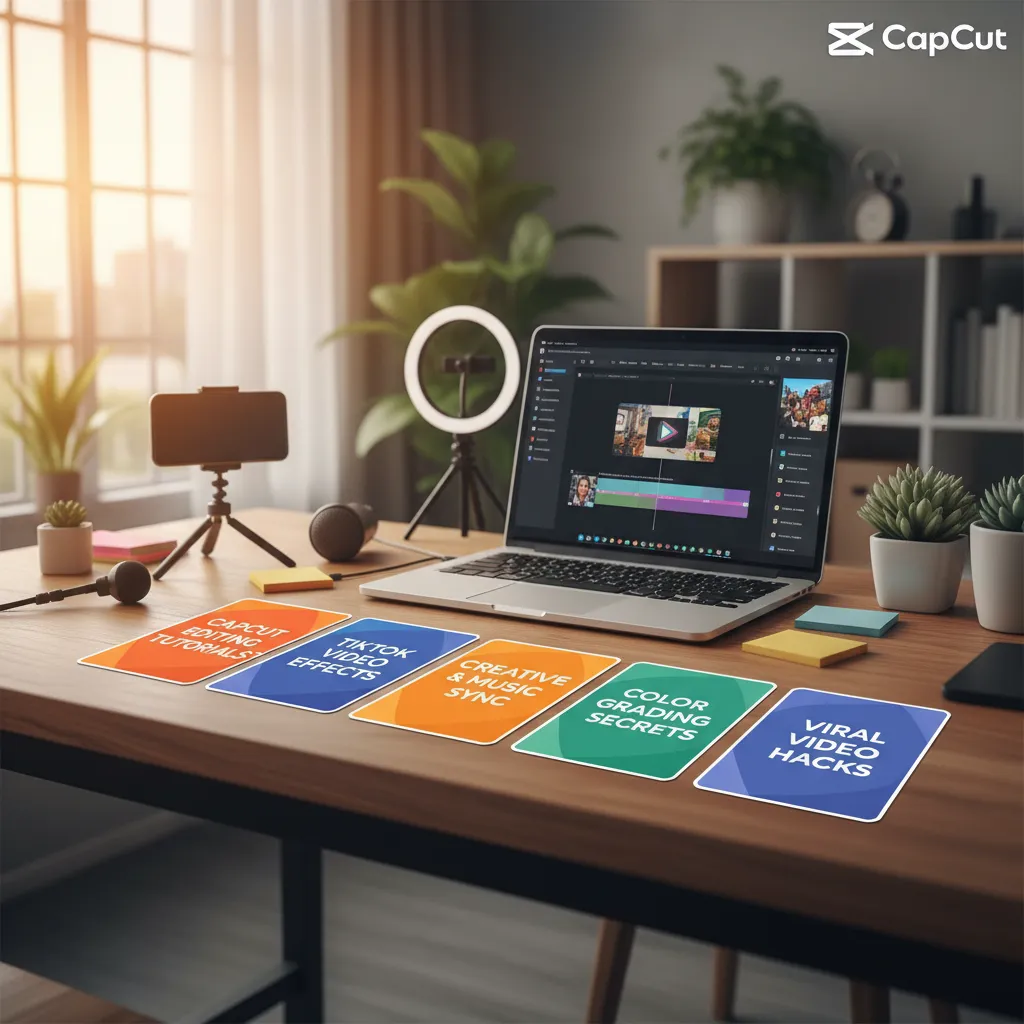 Dựa trên tiêu đề "Hướng dẫn làm video TikTok đẹp bằng CapCut", đây là 6 từ khóa/cụm từ khóa chính: