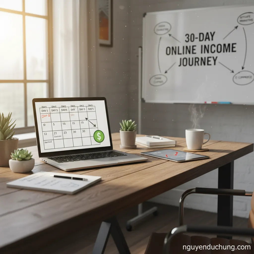 Lộ trình kiếm tiền online 30 ngày