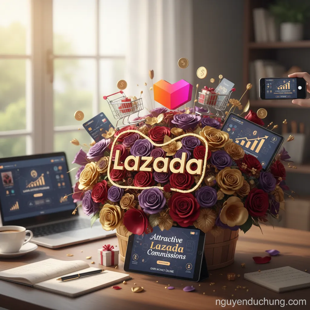 Hoa hồng Lazada hấp dẫn