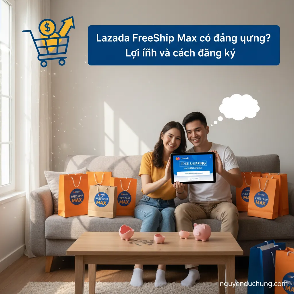 Lazada Freeship Max tiết kiệm