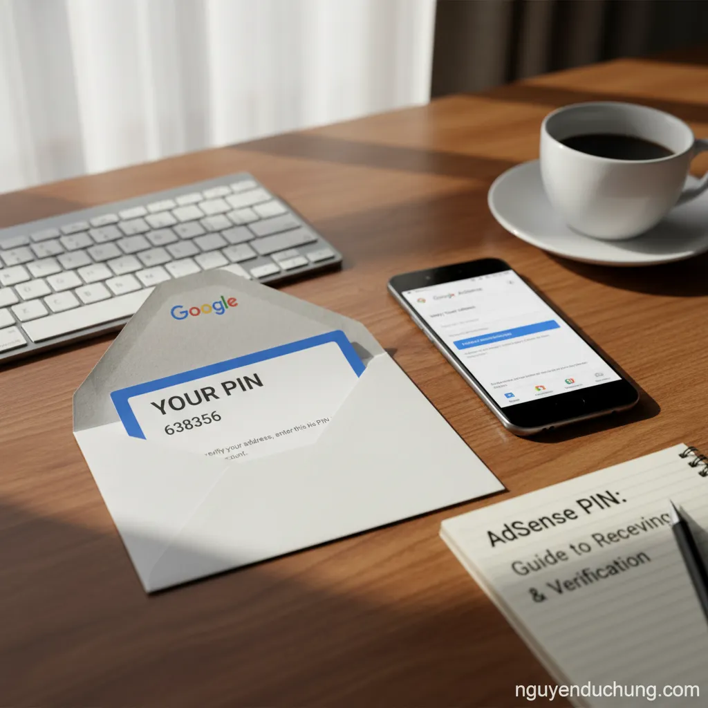 Mã PIN AdSense trong phong bì