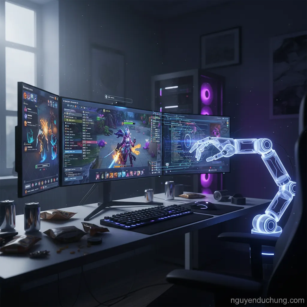 AI cày game MMO kiếm tiền