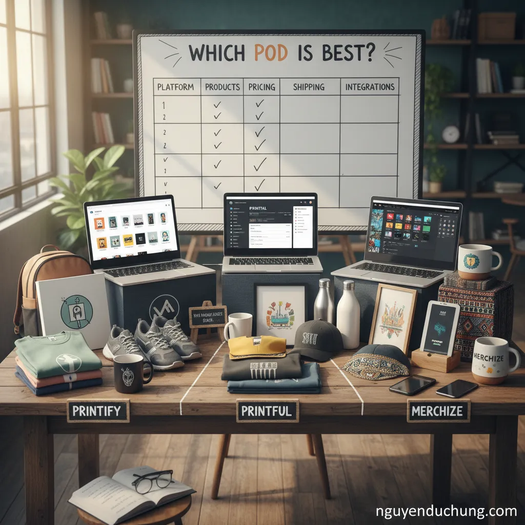 So sánh nền tảng POD