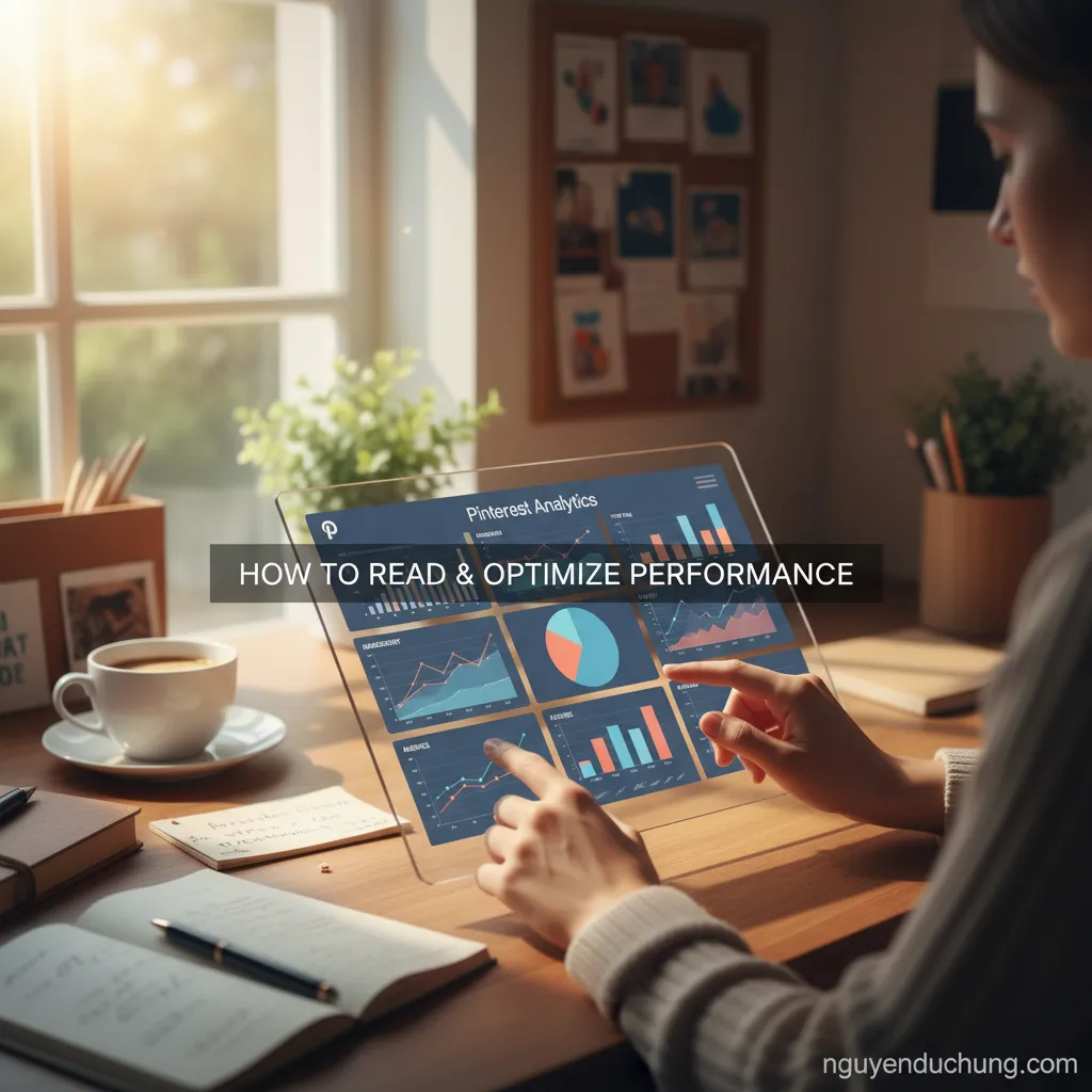 Biểu đồ phân tích Pinterest