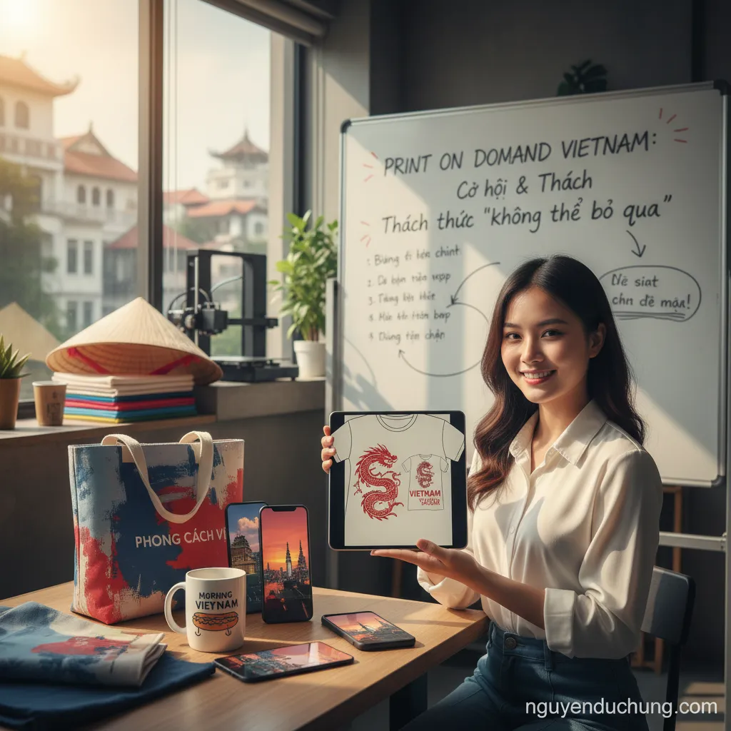 Print on Demand Việt Nam mockup