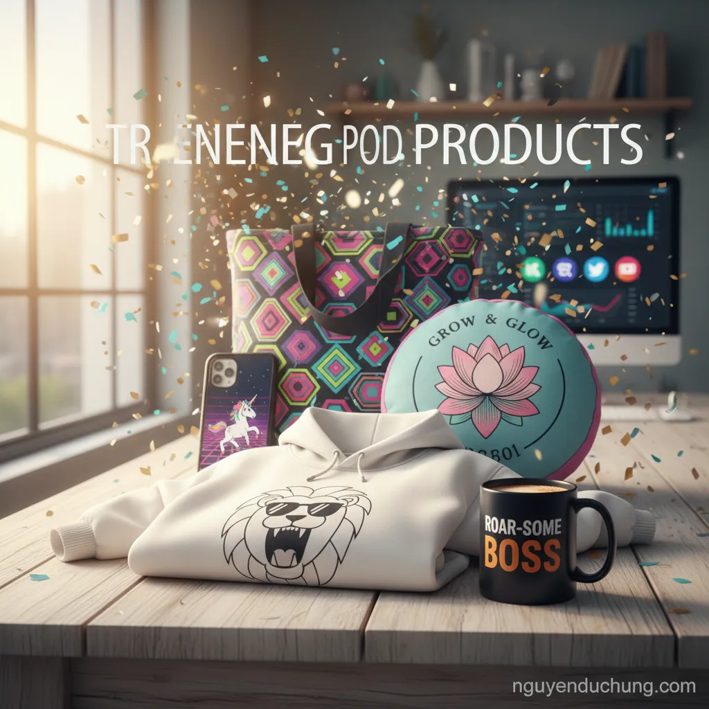 Sản phẩm POD trending