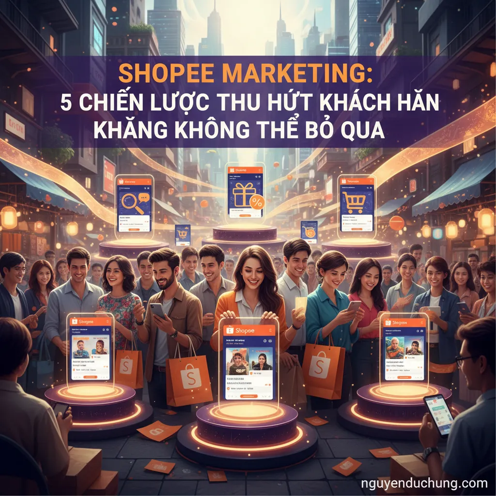 Shopee customer attraction visual
