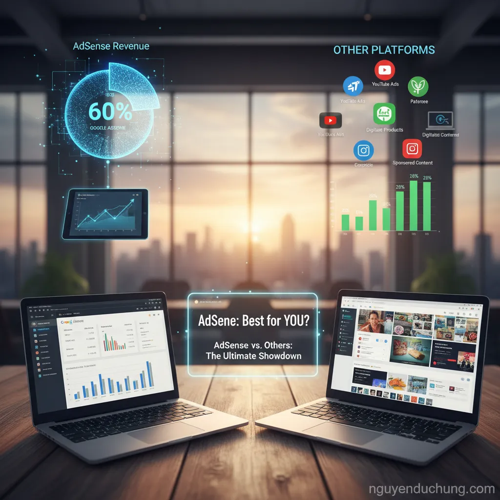 So sánh doanh thu AdSense
