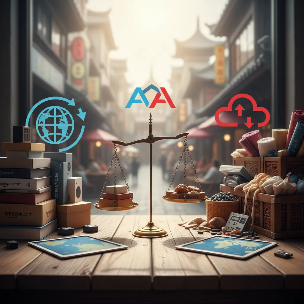 So sánh Amazon Alibaba
