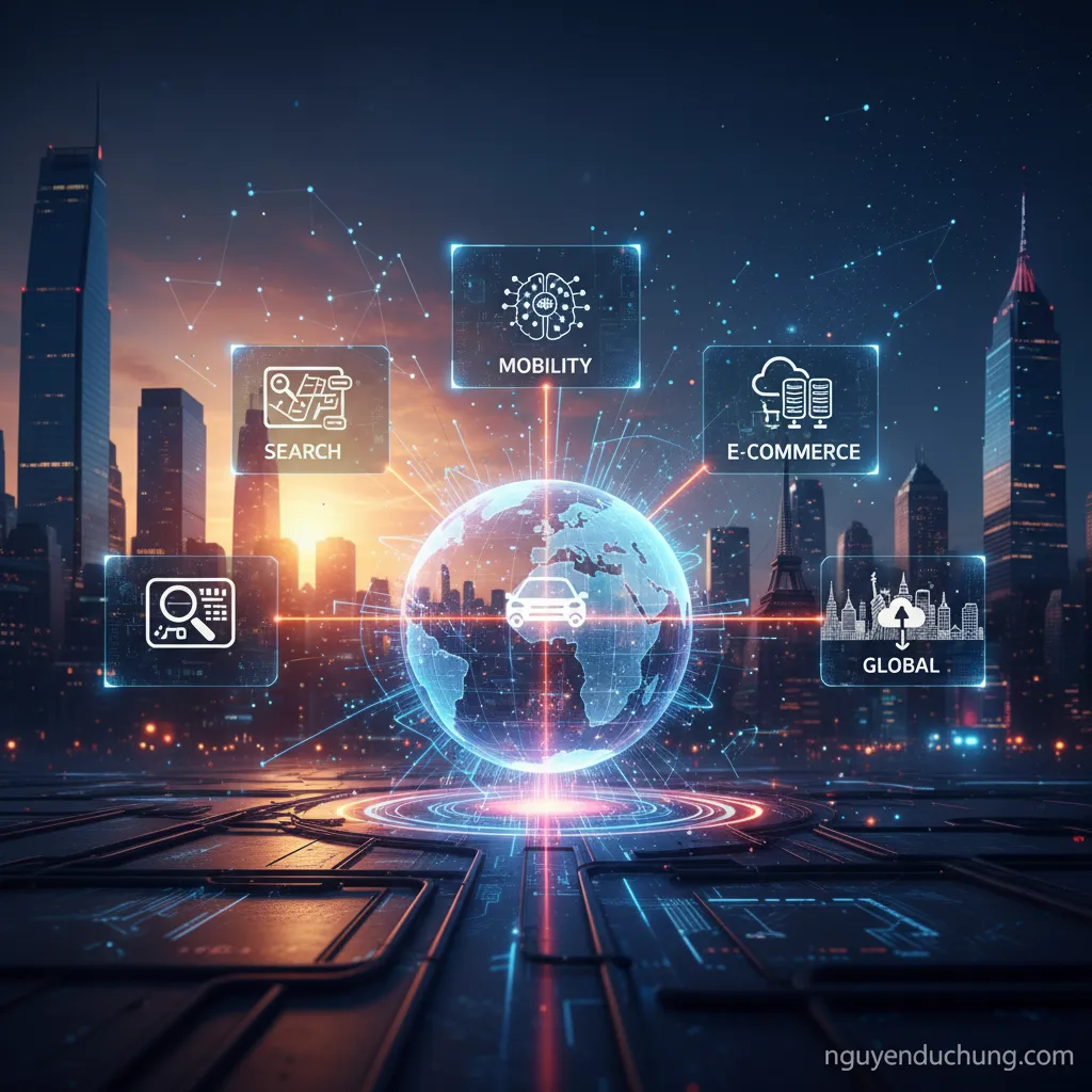 Dưới đây là 6 từ khóa hình ảnh độc đáo cho tiêu đề "Tác động của Yandex đối với Thị trường Công nghệ Toàn cầu":