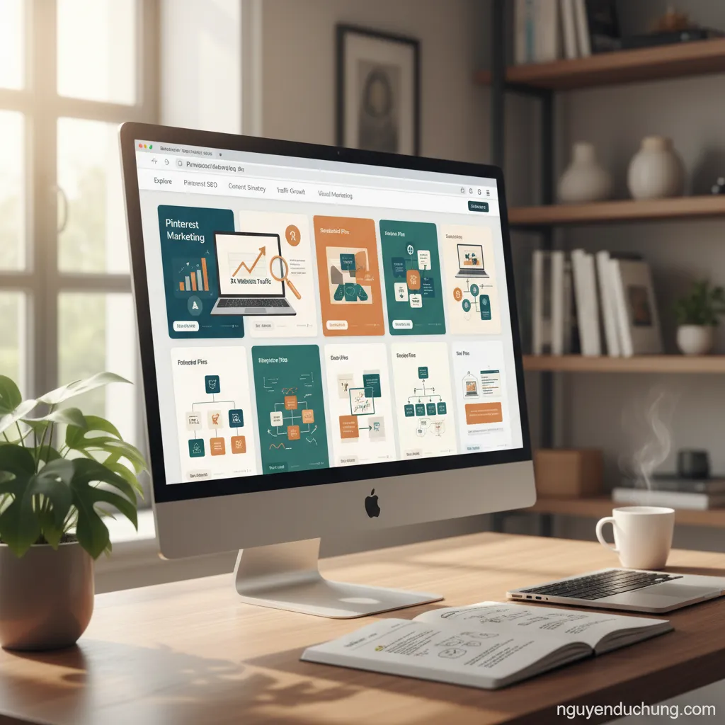 1. Giao diện web Pinterest thẩm mỹ