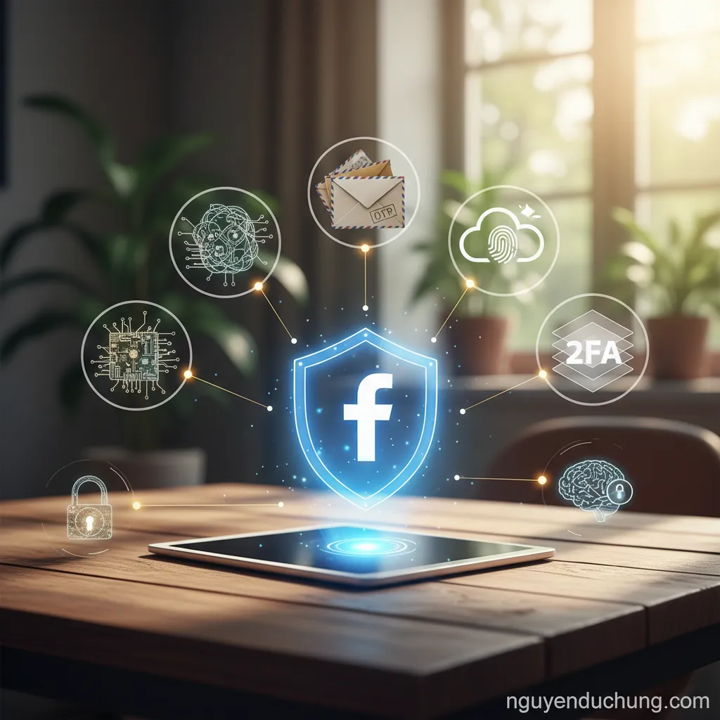 Dựa trên tiêu đề "Thủ thuật bảo mật tài khoản Facebook an toàn tuyệt đối", 6 từ khóa hoặc cụm từ khóa chính có thể là: