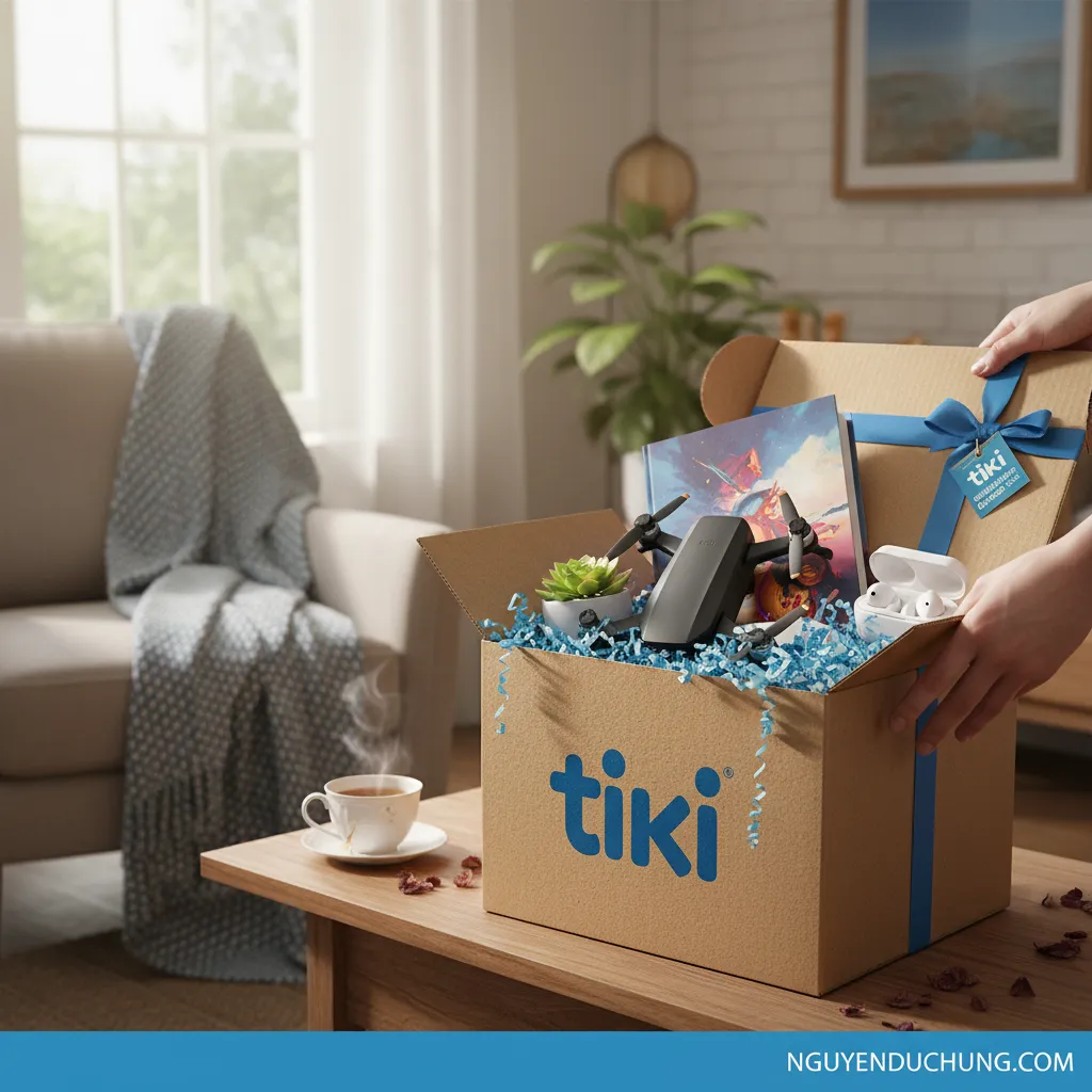 Tiki Box mở quà bất ngờ