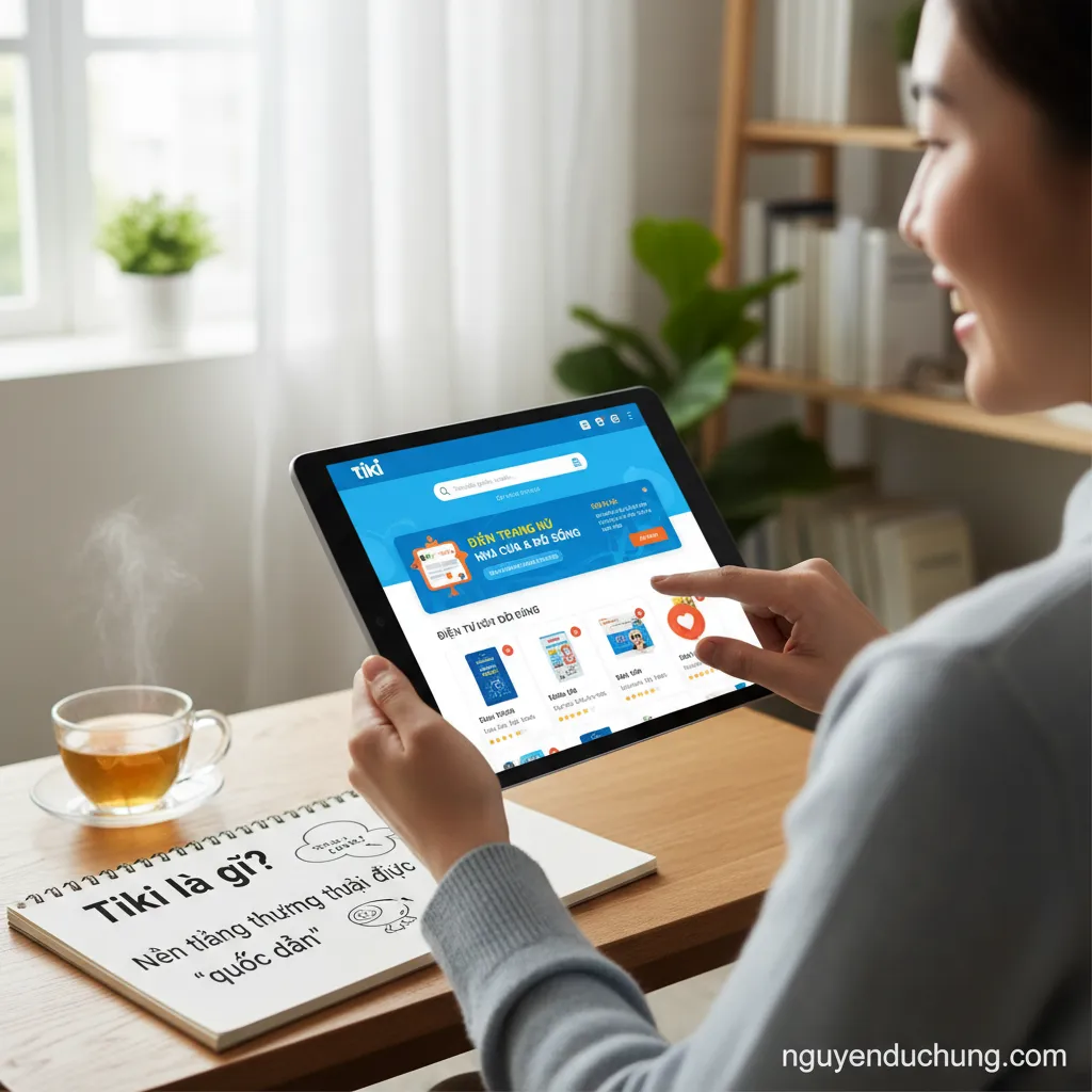 Giao diện Tiki thân thiện