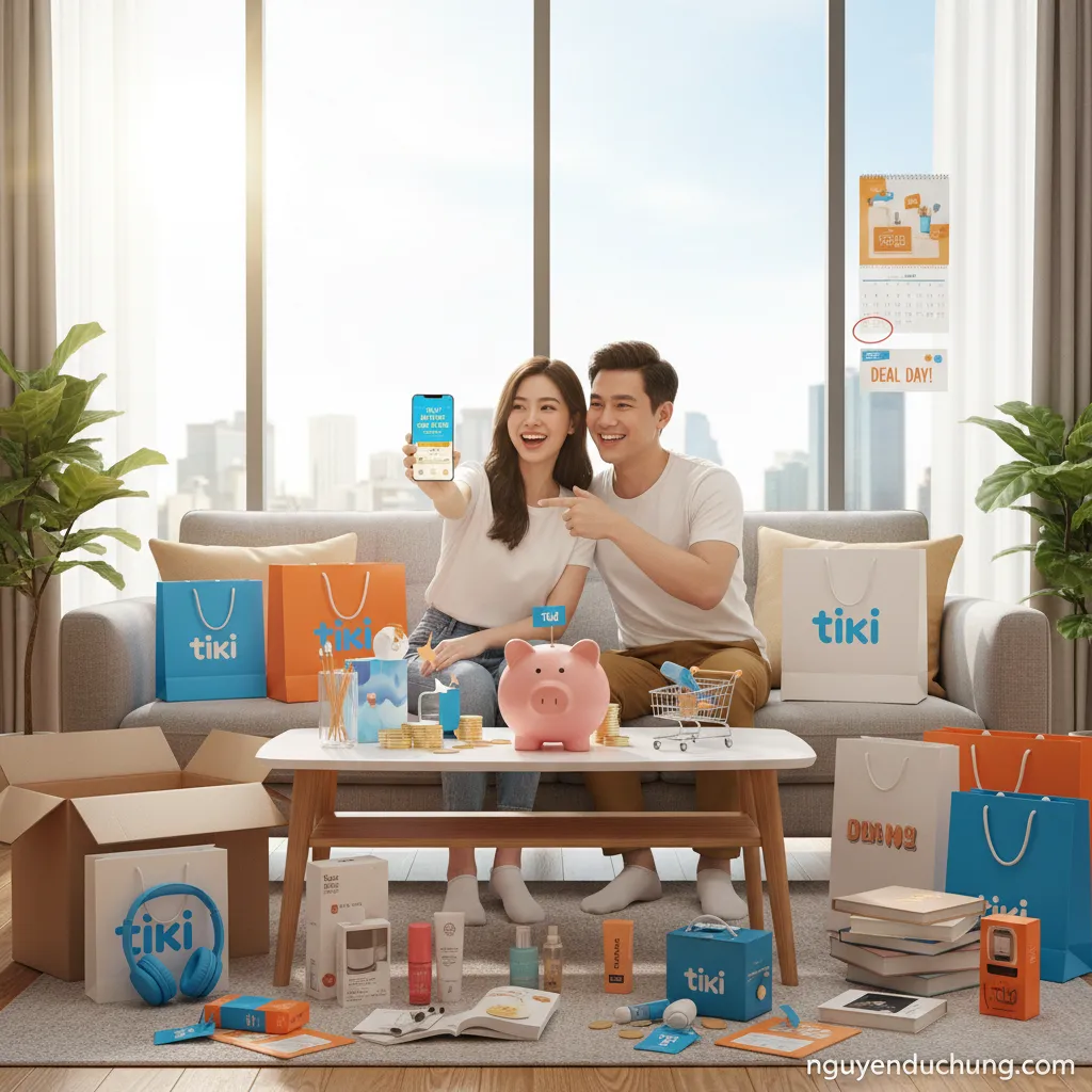 Tiki tiết kiệm mua sắm