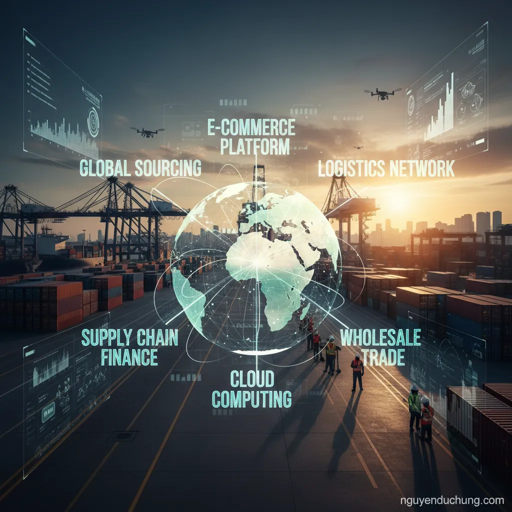 Dựa trên tiêu đề "Vai trò của Alibaba trong chuỗi cung ứng toàn cầu", 6 từ khóa hoặc cụm từ khóa chính có thể là: