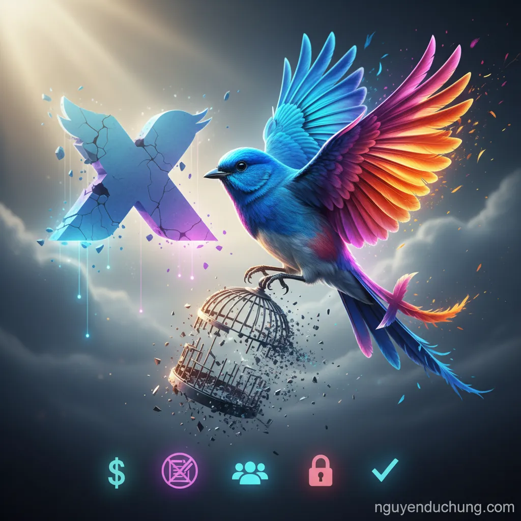 Chim xanh đổi màu