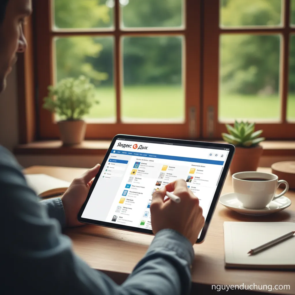 Yandex Disk giao diện