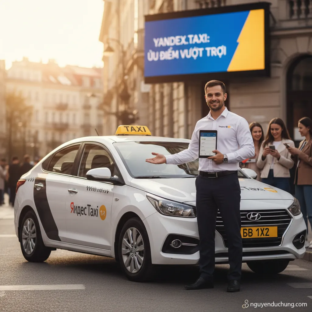 Tài xế Yandex.Taxi thân thiện