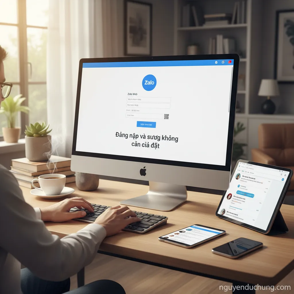 Zalo Web giao diện