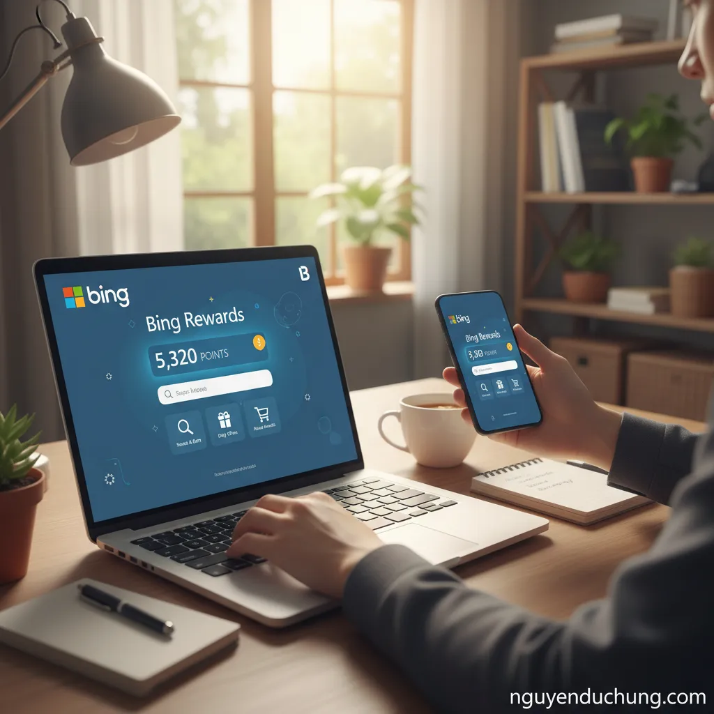 Tích điểm thưởng trên Bing