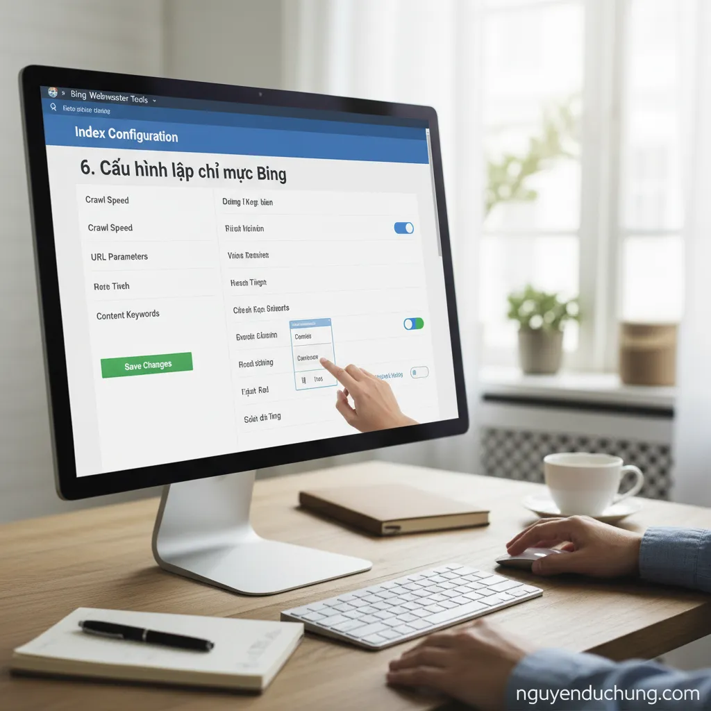6. Cấu hình lập chỉ mục Bing