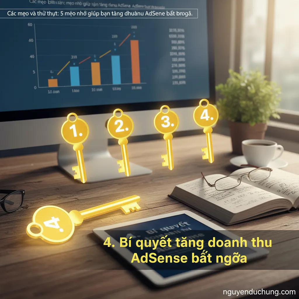 4. Bí quyết tăng doanh thu AdSense bất ngờ