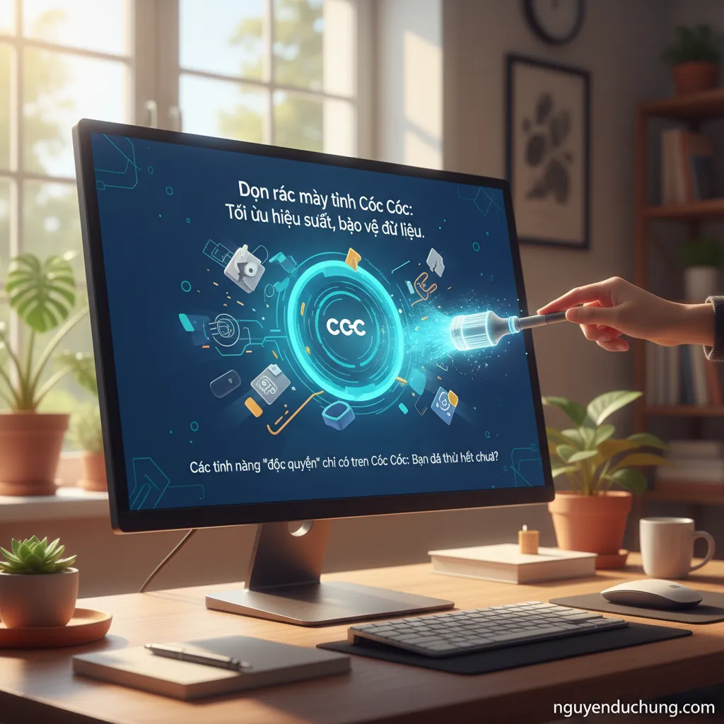 Dọn dẹp rác máy tính Cốc Cốc