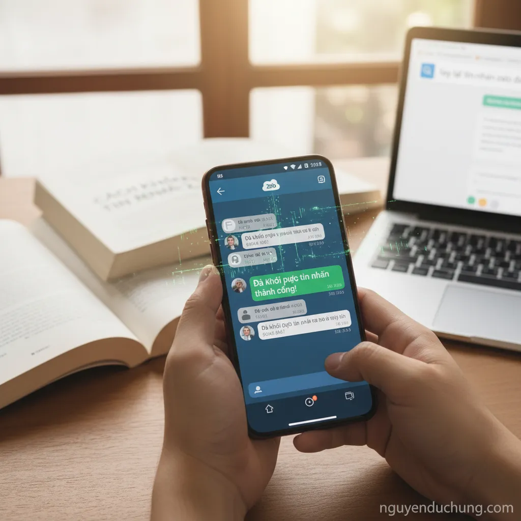 Lấy lại tin nhắn Zalo đã xóa