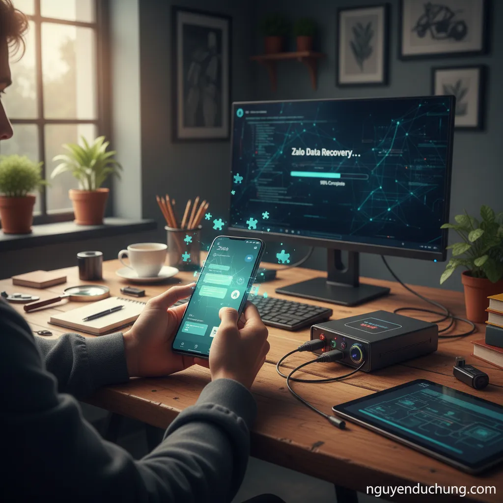 Cứu dữ liệu Zalo đã mất
